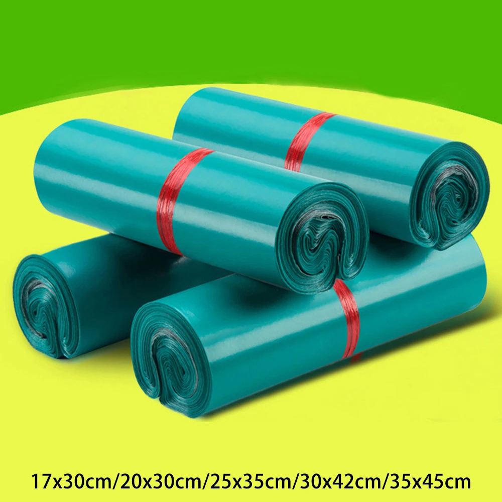 100 шт водонепроницаемые цветные почтовые пакеты Прочные Полиэтиленовые Почтовые