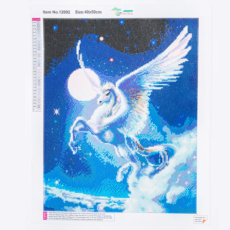 

Алмазная мозаика с единорогом, декоративная картина из страз, рождественский подарок