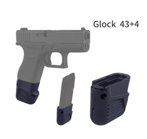 

For Glock 42/43 +4 G43 G42 PLUS 4 Magazine Extension Base Pad Mag Extension