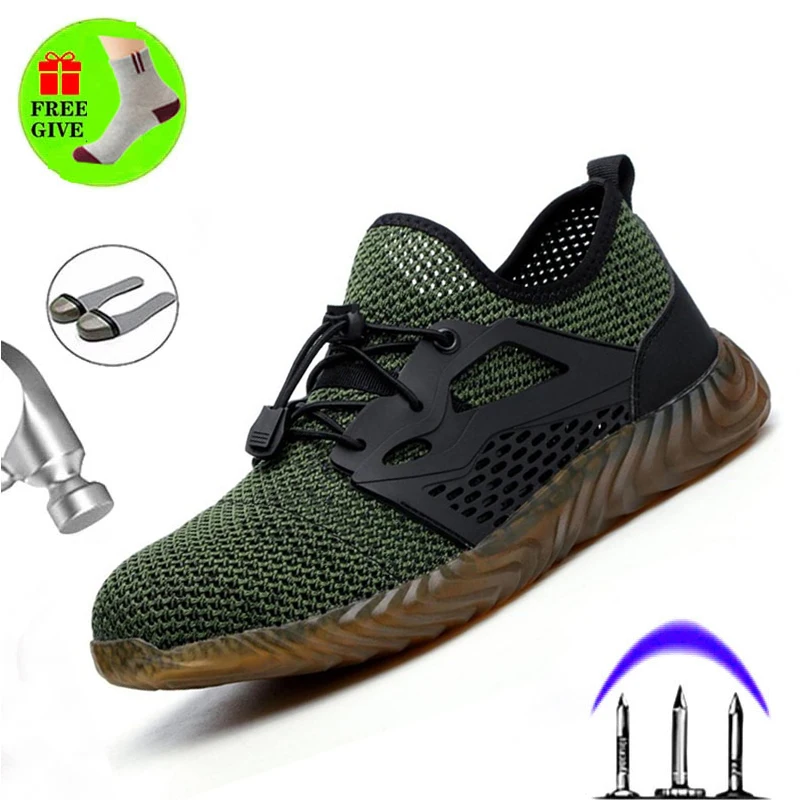 

Summer safety shoes are breathable, anti-smashing, anti-piercing and insulated, super sturdy safety shoes