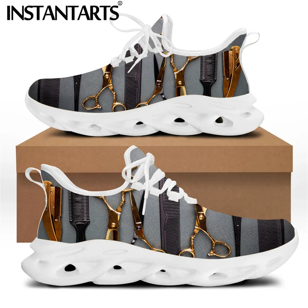 

Женские кроссовки со шнуровкой INSTANTARTS, брендовые дизайнерские весенние кроссовки на плоской подошве, дышащая прогулочная обувь для женщин