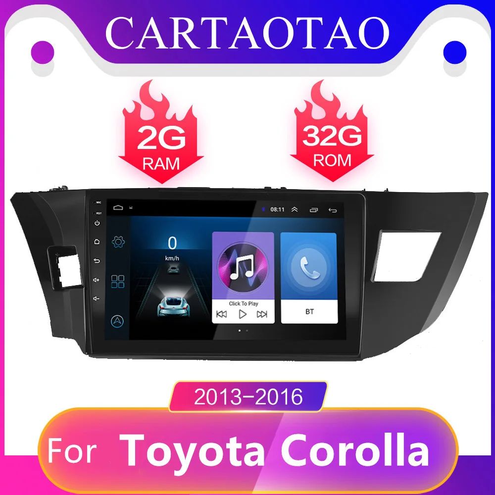 Автомагнитола 2 din android 8 1 для Toyota Corolla Ralink Android 2013 2014 2015 2016 мультимедийный