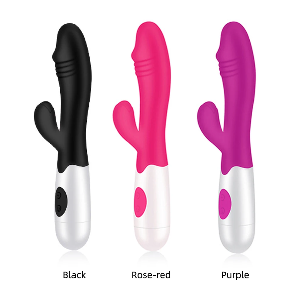 sex toys for woman Vibrator G Spot Dildo Dual Vibration Female Vagina Clitoris Silicone Waterproof adult 30 Speed | Красота и