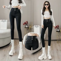 cheap wholesale 2021 spring autumn new fashion casual popular long women pants woman female ol black pants bat885