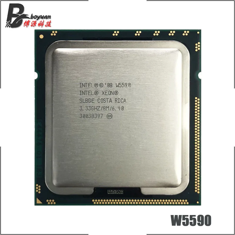 Процессор Intel Xeon W5590 3 ГГц четырехъядерный восьмипоточный ЦПУ 8 Мб 130 Вт LGA