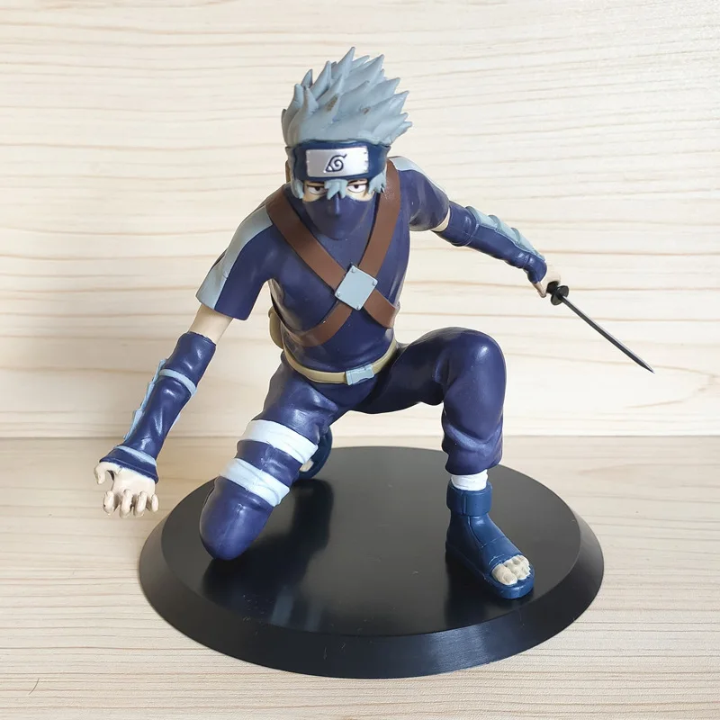 

15CM Naruto Shippuden GK Shadow Hatake Kakashi Anime Action Figure Model Assassinate PVC Statue Collectible Toys For Kids fans