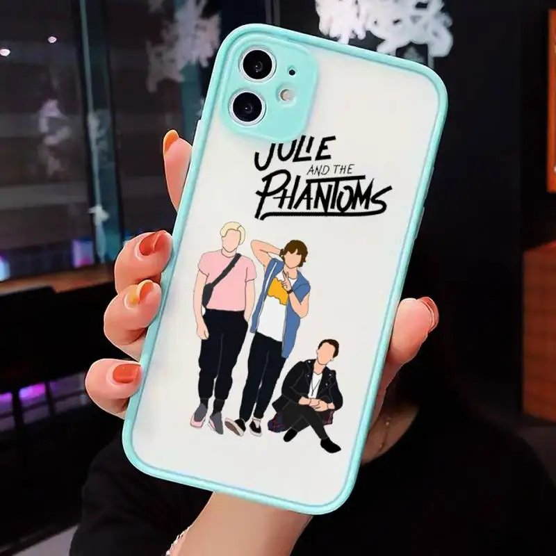 

American TV Julie and the Phantoms Phone Case Matte Transparent for iPhone 7 8 11 12 s mini pro X XS XR MAX Plus cover funda