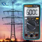 Портативный ЖК-дисплей AN8002 Цифровой мультиметр 6000 отсчетов подсветка ACDC Амперметр Вольтметр Ом метр тестер-Транзистор тестер