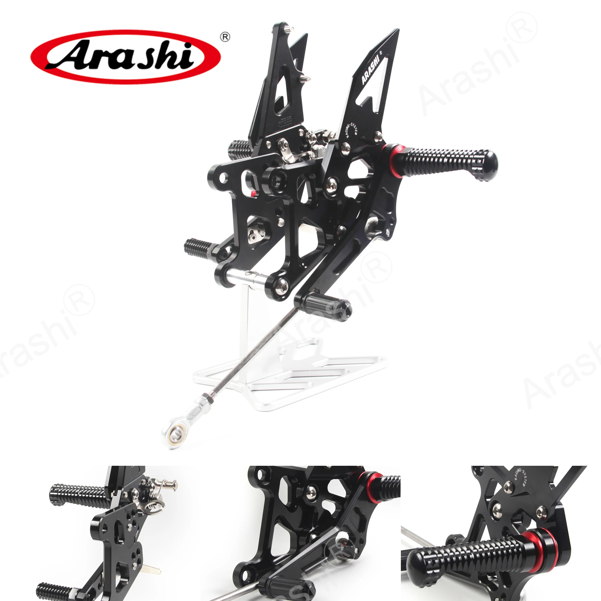 Комплект регулируемых подножек Arashi CBR250R CNC для HONDA CBR 250R 2011 2020 наборы задних с ЧПУ
