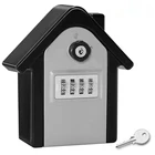 Большой противокражный Сейф для ключей с паролем, 4-значный комбинированный настенный металлический Футляр для ключей, подходящий для многофункционального блокировки ключей
