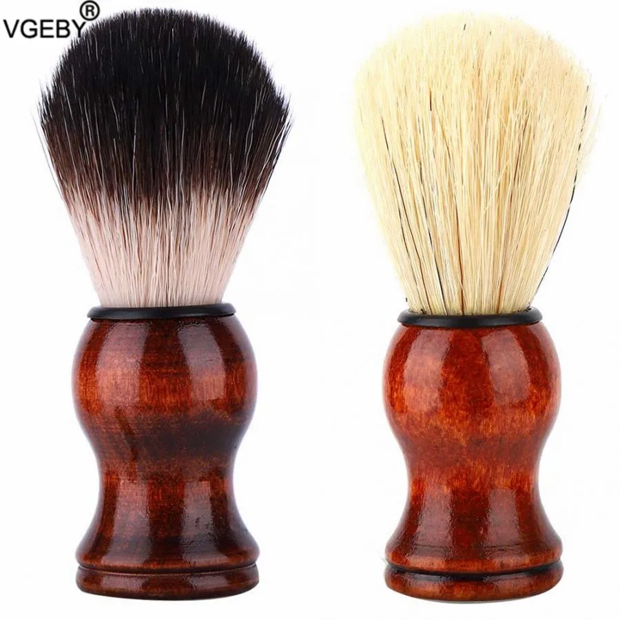 Портативная Мужская щетка для бритья ручная работа пена борода инструмент с