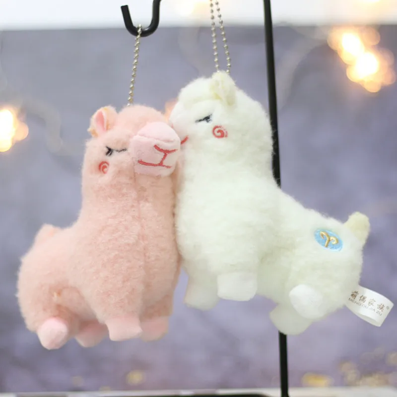 

Cartoon Cute Plush Alpaca Key Chain Anime Keychain Girls Bag Key Chain Accessories Men Women Car Keychain Charms Jewelry Gifts
