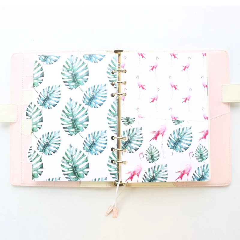 Оригинальный бумажный мешочек Domikee с рисунком фламинго ручной работы для офиса