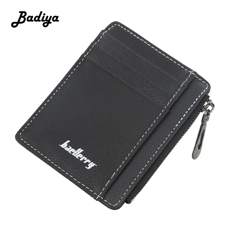 Мужской кошелек из искусственной кожи в стиле ретро с несколькими картами