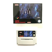clock tower pal game cartridge for snes pal console video game