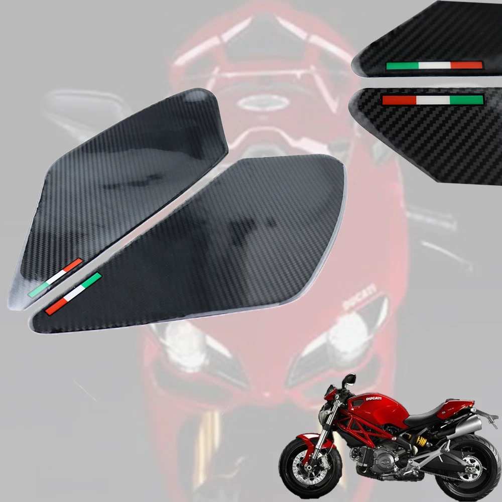 Резиновая наклейка на топливный бак мотоцикла для DUCATI MONSTER 821 797 1200|Накладки и