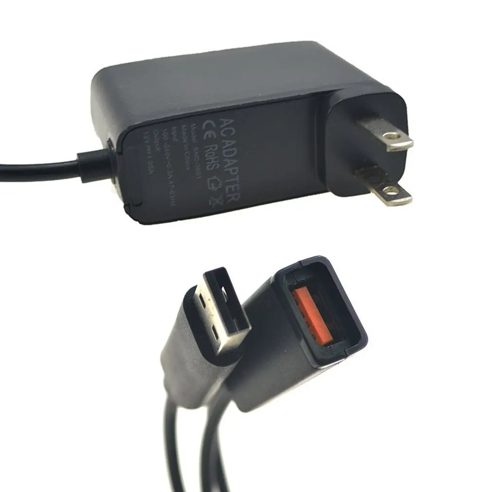 110-240 В адаптер переменного тока Питание Шнур USB конвертер Кабель Портативный 1-to-2