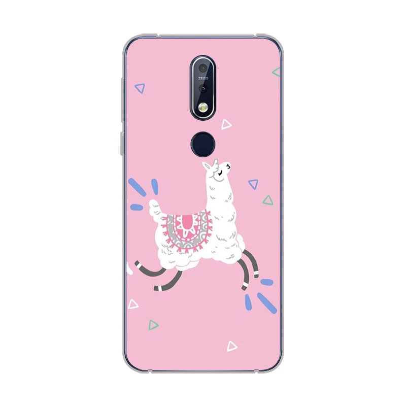 Ciciber лама Альпака чехол для Nokia 8 1 7 6 5 3 2 Plus 9 PureView чехлы телефонов X7 X6 X5 X3 TPU|Бамперы| |