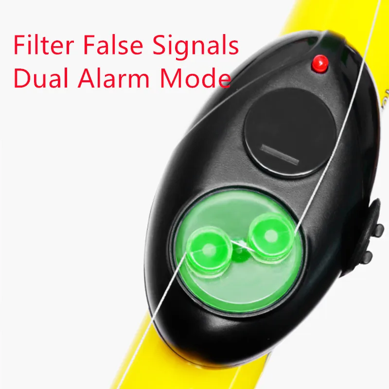 Новый дизайн 1 шт. Электронные Укус рыболовная сигнализация СВЕТОДИОДНЫЙ