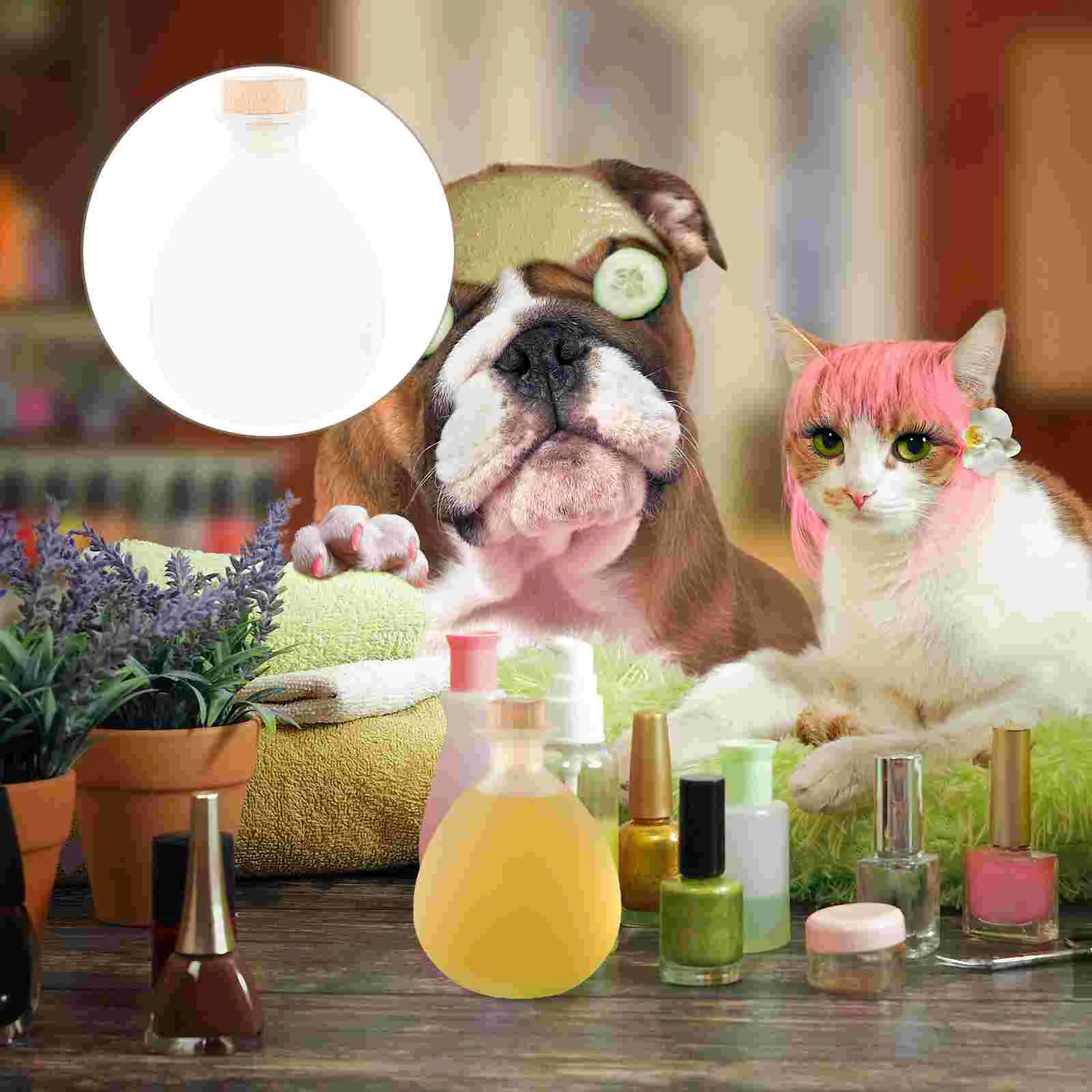 

1pc Sealed Glass Bottle Sub-bottling Storage Bottle Portable Travel Bottle