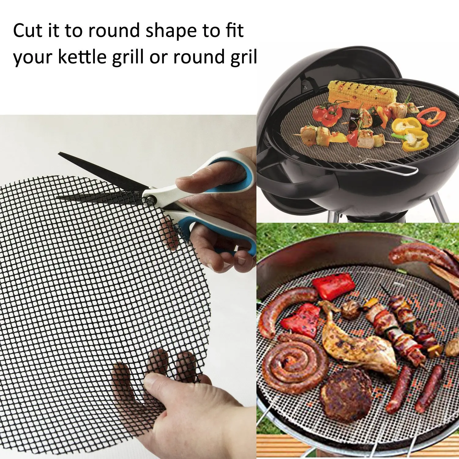 

1pc/3pc/5pc non-stick barbecue mat 40*33cm barbecue mat barbecue tool cooking barbecue plate heat resistance easy to clean