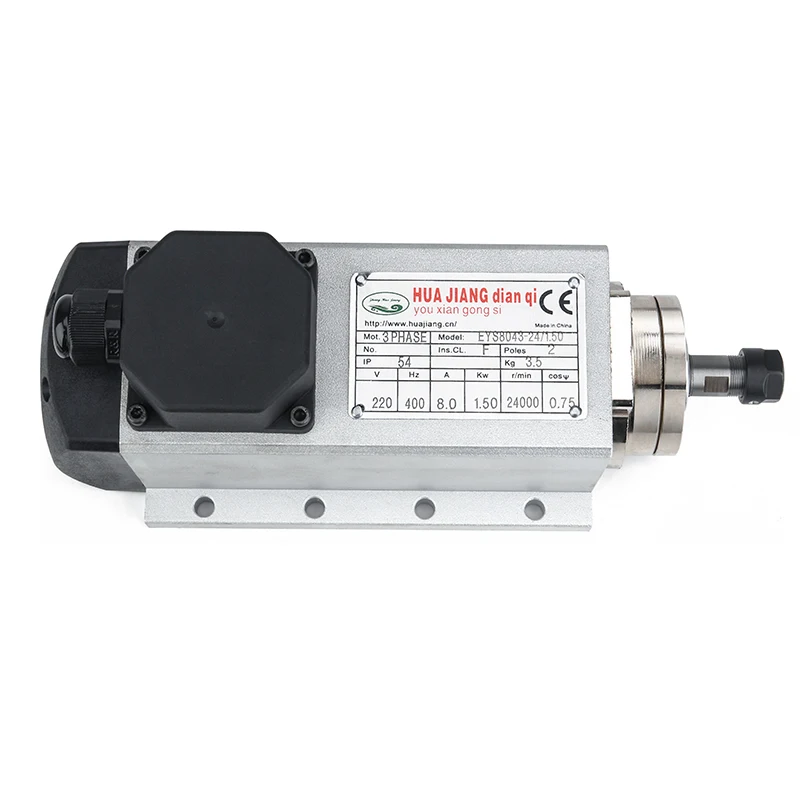 220 кВт комплекты с воздушным охлаждением и 110 кВт 220 В/110 В VFD+ 13 шт. ER11+ квт в/в квадратный шпиндель для фрезерного станка с ЧПУ