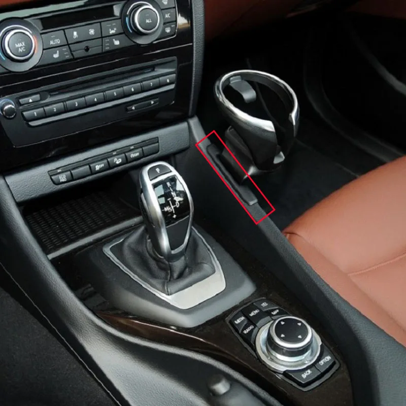 Автомобильный держатель для чашки крышка консоли подставка BMW 128I 135I 2008-2013 X1 E82 E84 E88