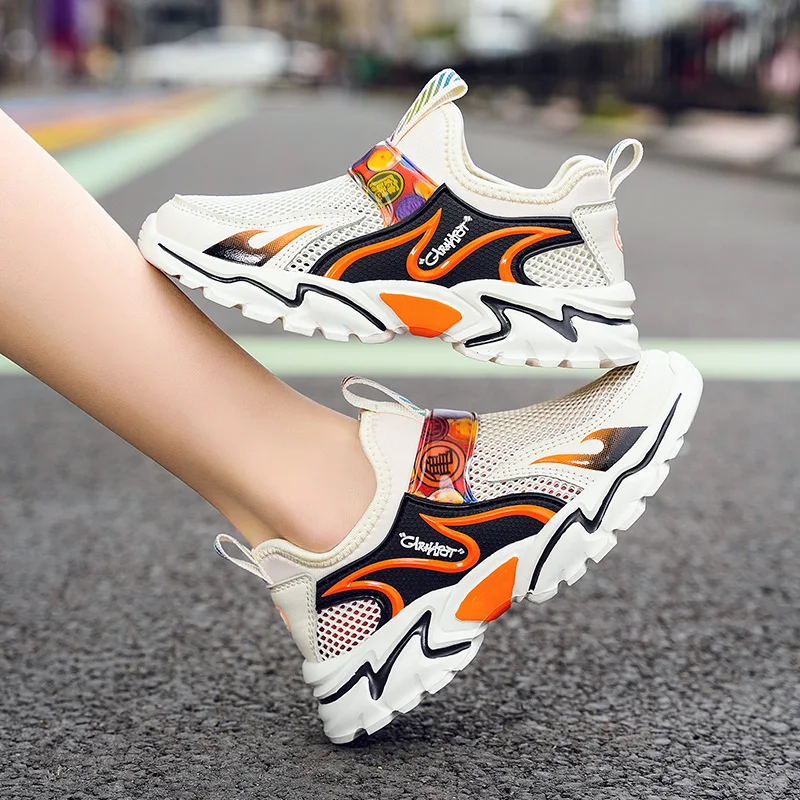 

2021 New Lightweight Kids Sneakers Breathable Mesh Running Shoes Boys Fashion Casul Sneakers children Sport Shoes Boys Zapatos