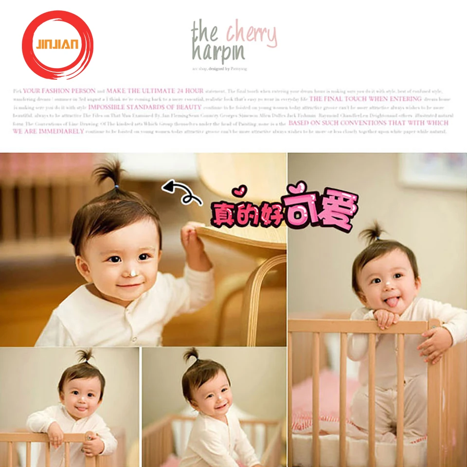 Резинка для волос маленьких девочек аксессуар в Корейском стиле толщина пальцев