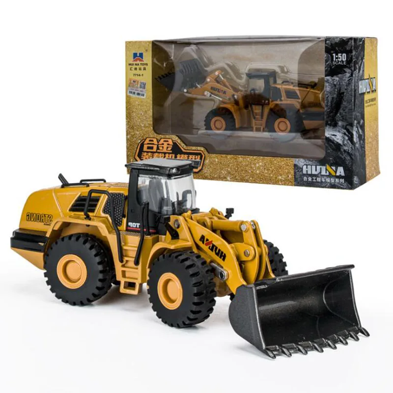 

1/50 Scale Diecast Alloy Metal Engineering Excavator Loader Wood catcher roller dump Crusher Forklift Truck Vehicle Model Toy