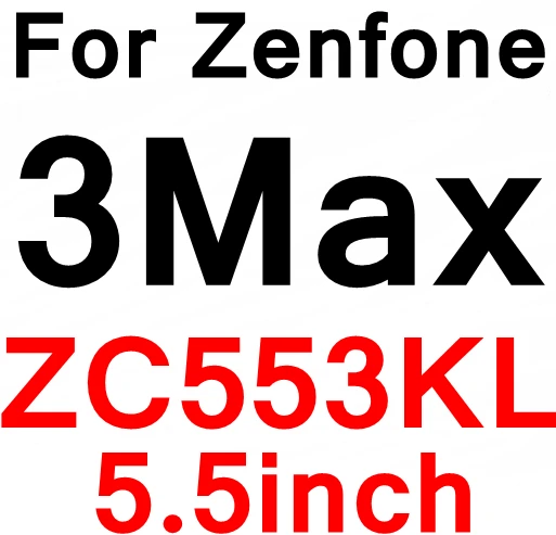 ZC553KL С уровнем твердости 9H 0,26 мм прозрачное закаленное Стекло для Asus Zenfone 2 Laser Ze500KL Ze550KL 5 GO ZC451TG Zenfone 3 Max Zc520TL ZB452KG ZC553KL ZB500KL пленка - Цвет: ZC553KL