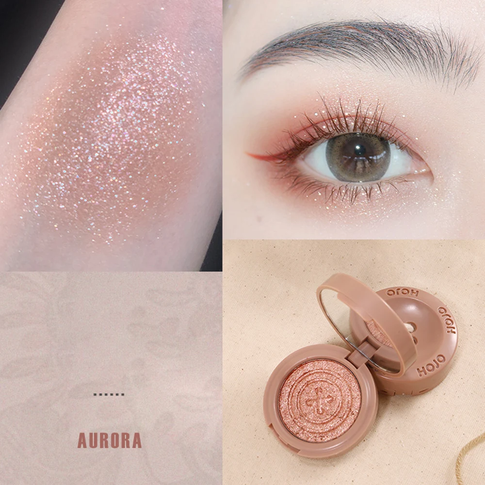 Новинка одноцветные тени для век HOJO с высоким блеском текстура из пюре картофеля