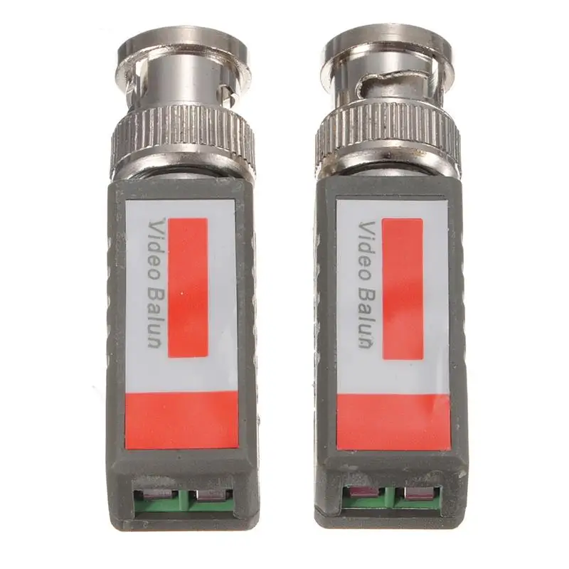 10 шт./лот CCTV Video Balun пассивные трансиверы CAT5 2000ft расстояние UTP BNC кабель BL01 |