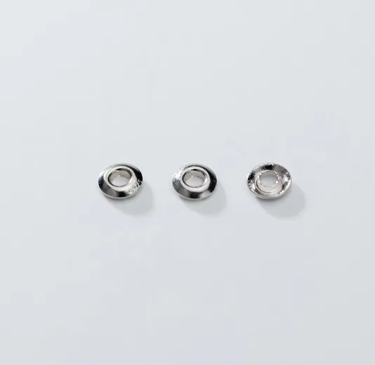 platinum 5 шт./лот, 925 пробы, серебряная круглая Рассыпчатая прокладка 3,5 мм, 4 цвета, дисковая нижняя часть, отдельные лотки, распорки, сделай сам, ювелирные изделия, изготовление браслетов - Цвет: platinum