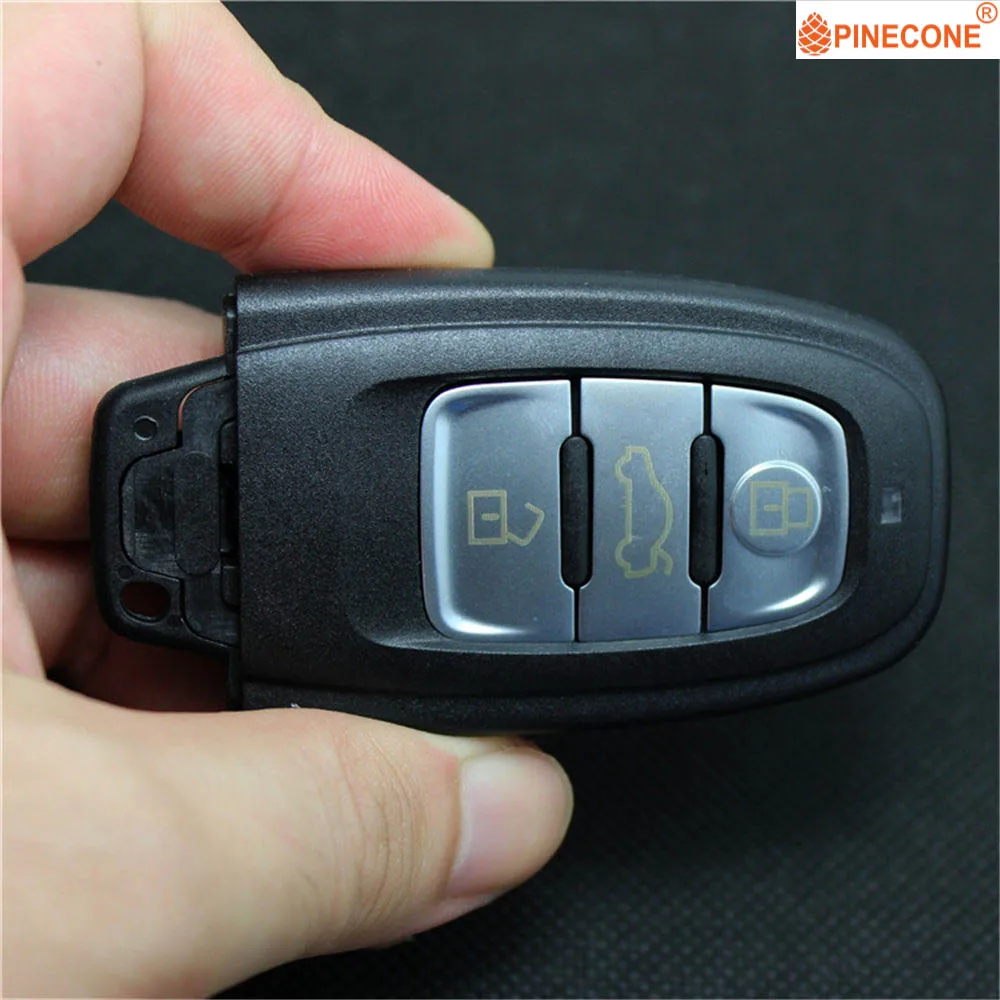 PINECONE for Audi Q5 Q7 A4l A3 A4 A5 A6 A8 Quattro Key Case 3 Button High Quality Replacement Car Fob Shell | Автомобили и