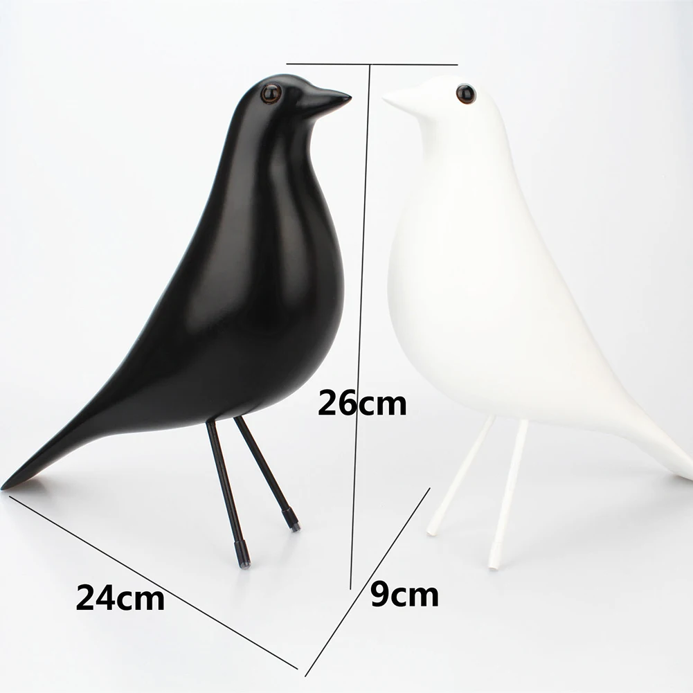 

Creative Resin Bird Pigeon Ornament Artificial Craft Bird Figurine Statue Office Household Ornament Sculpture Handicraft Decor