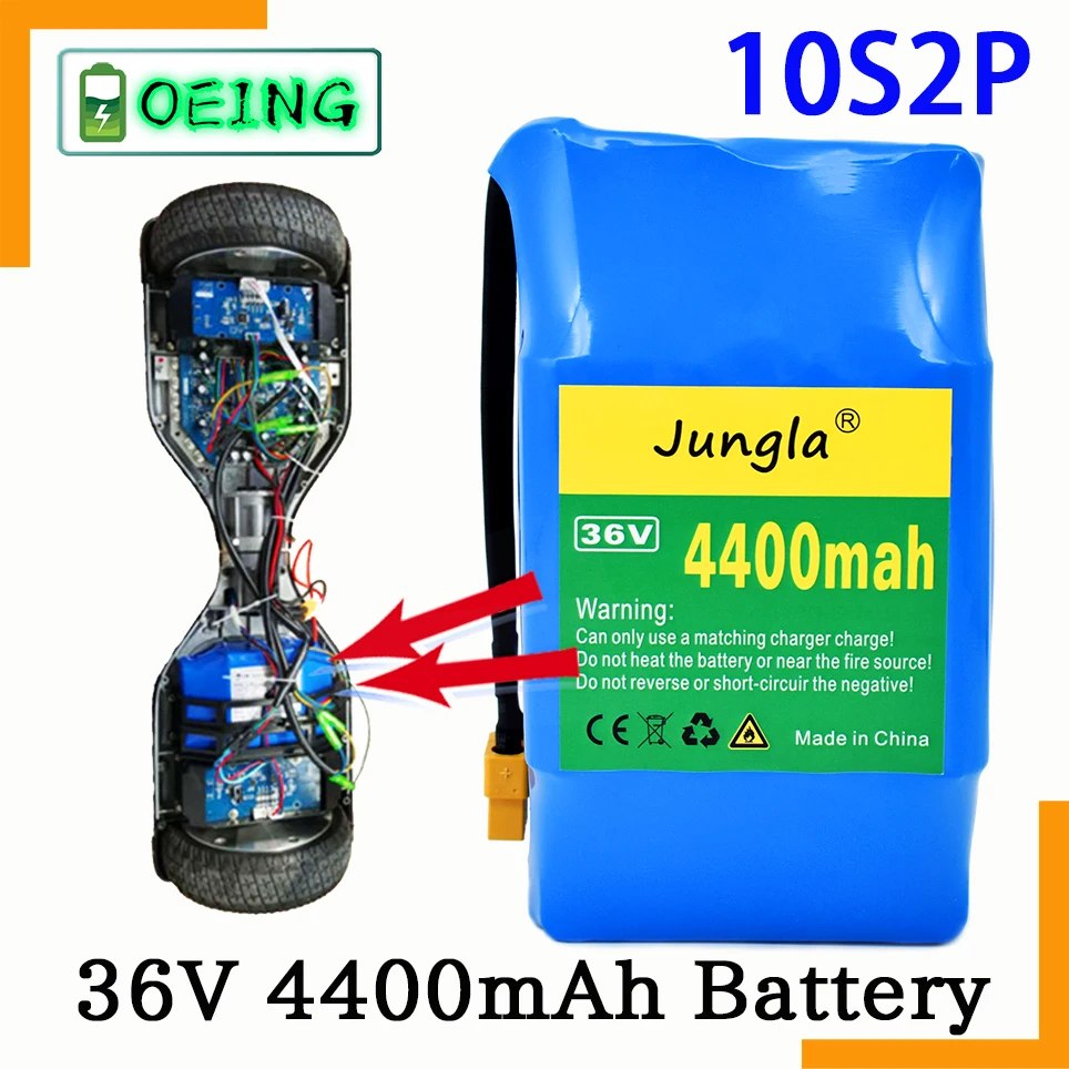

2021 New Original 36V 4.4ah lithium battery 10s2p 36v battery 4400mAh lithium ion pack 42V 4400mah scooter twist car battery