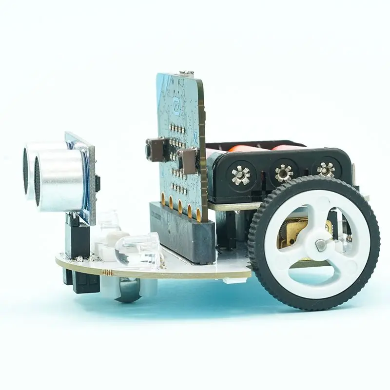 micro:bit Cutebot Smart Car Kit(without micro:bit)rear-drive Rainbow RGB Lamp 300RPM Dual High Speed Motor