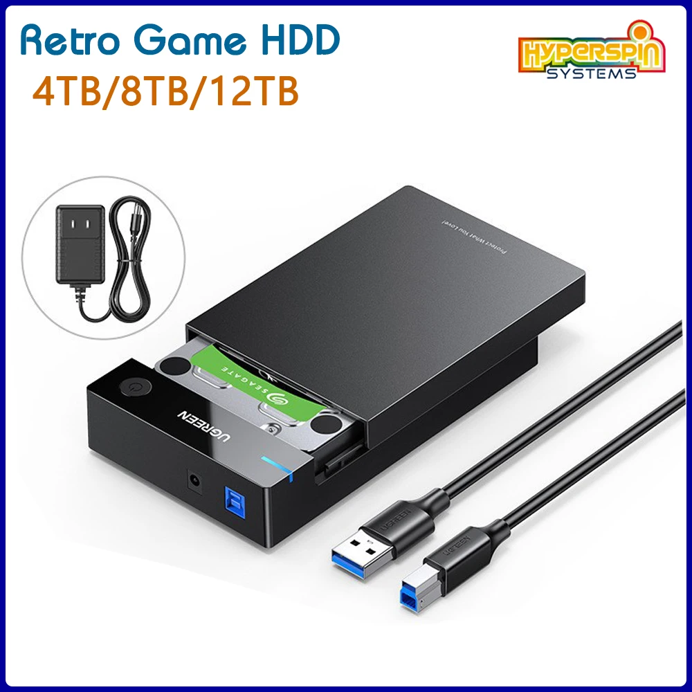 Портативный внешний игровой жесткий диск hyперспективin встроенные 100000 + игр для