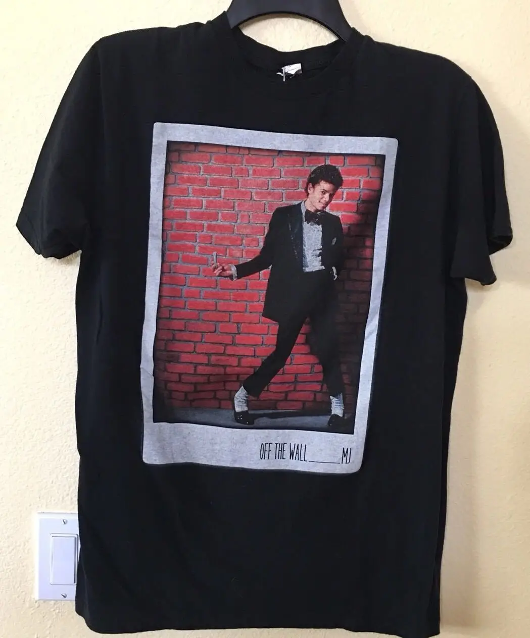 Майкл Джексон от стены Футболка-Размеры большой | Мужская одежда