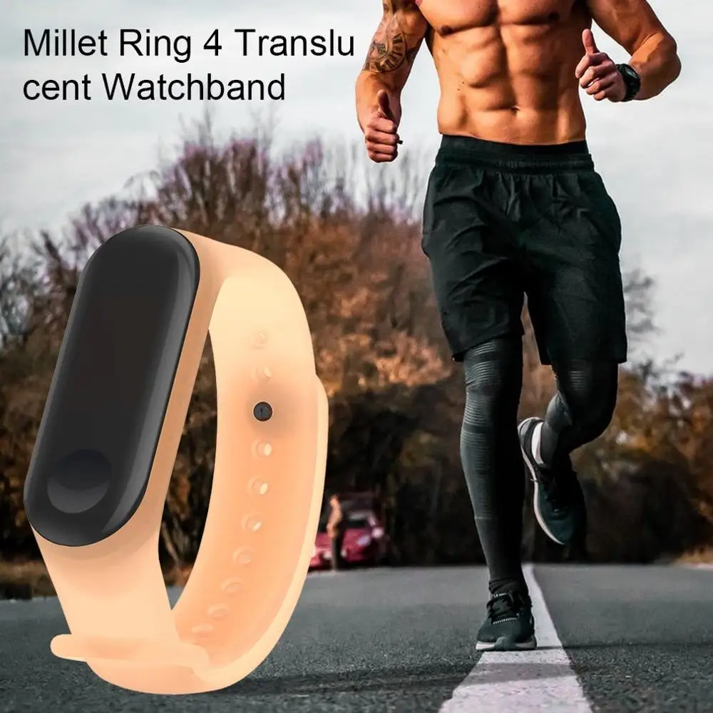 Oloey Новый Сменный ремешок на запястье для Mi band 4 браслет millet красочный умный |