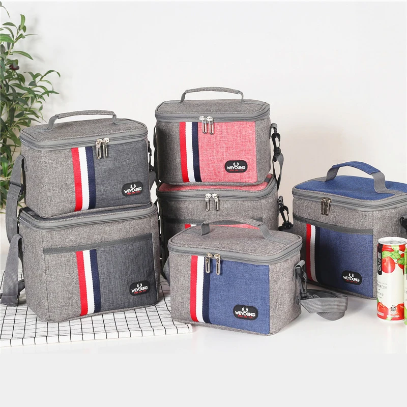 

Oblique Shoulder Bags Thermal Lunch Box Food Storage Bag for Work Students Picnic Travel Organizer Containers Portable Carry Bag