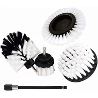 drill brush attachment set shower cleanerpower scrubber brush cleaning kit with extend long attachment clean