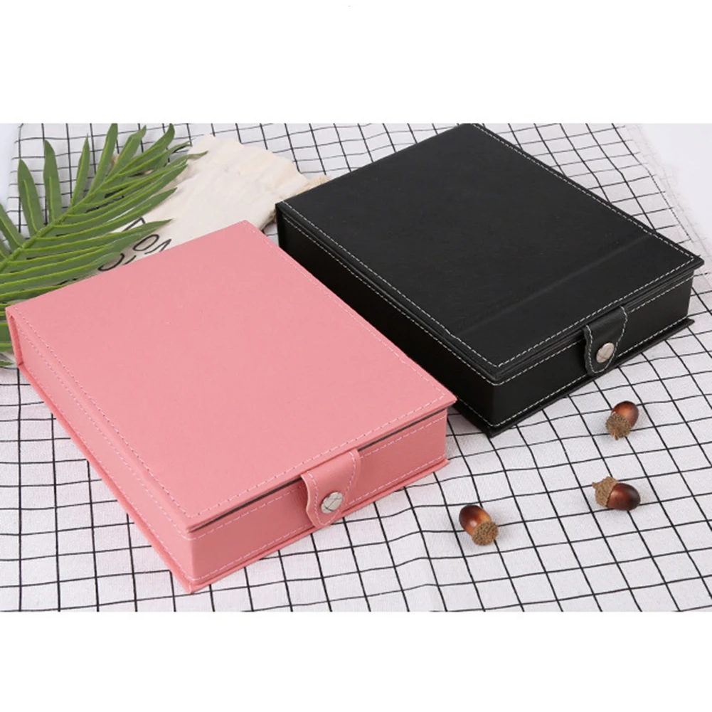 Портативное складное зеркало с ящиком для хранения косметичка органайзер