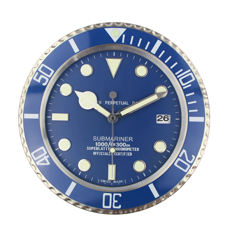 

Luxury Wall Clock Modern Design Watches Home Decor Metal Art Large Watch Wall Clocks Metal Luminous Wall Clocks Christmas Gift