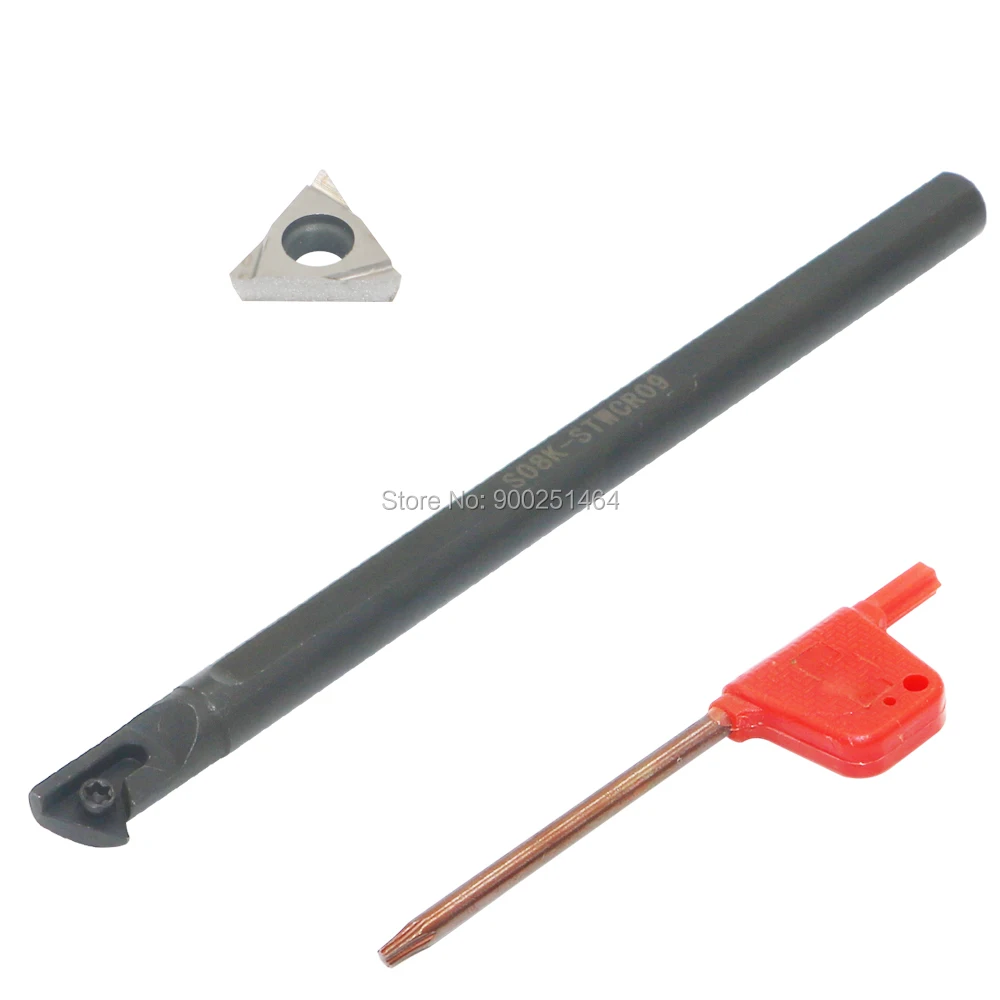 Токарный станок с ЧПУ внутренний токарный инструмент S08K STWCR09 (8 мм) справа одним