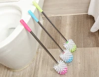 toilet cleaning brush household long handle stainless steel sanitary brush toilet brush toilet no dead corner toilet brush