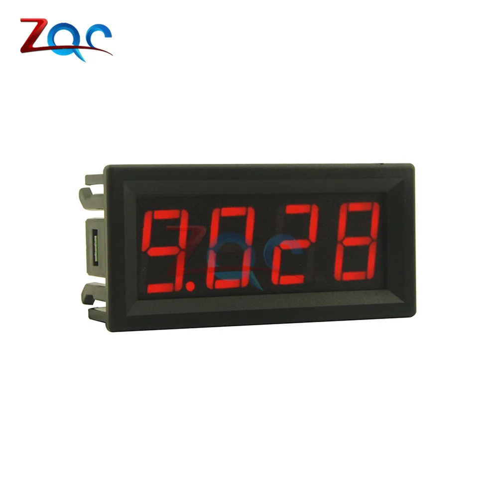 

0.56 inch 4-bit LED Digital High Precision DC Ammeter 0 -10A Current Tester Gauge with Wire