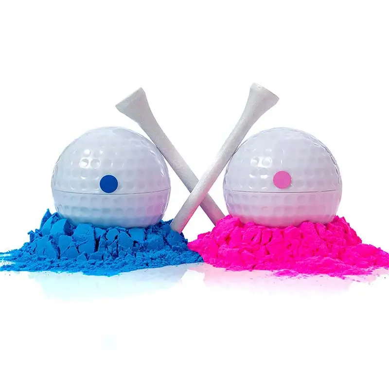 2Pcs Birthday Party Gender Reveal Powder Balls Banquet Smoke Bombs The Of PROM Supplies Reveals Golf | Дом и сад