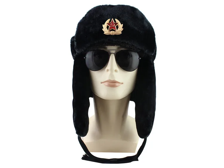 От Lei Feng (Лея фенг) кепки ветрозащитная шапка ушанка бомбер толстые козырек для